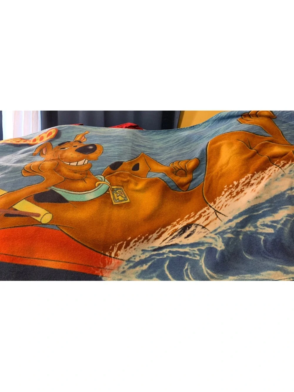 Vintage Scooby Doo beach towel all over print with Water Skiing Scooby‎ Doo